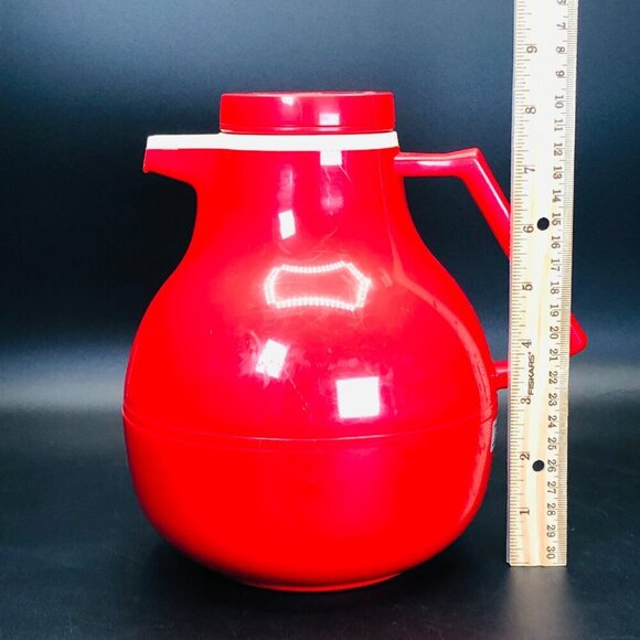 Strawberry Red Thermal Carafe by Tiger Japan Mod Design Hot Cold Vacuum Bottle - Picture 9 of 11